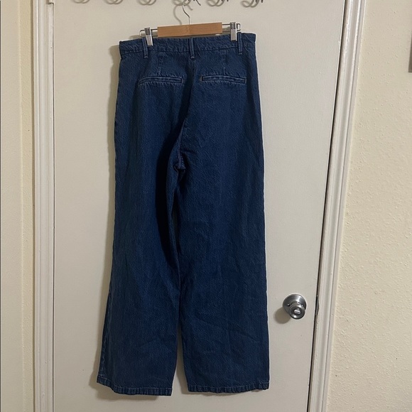 EUC Abercrombie & Fitch Sloane Tailored Jean Trousers Wide Leg size 30/10 - Picture 5 of 6